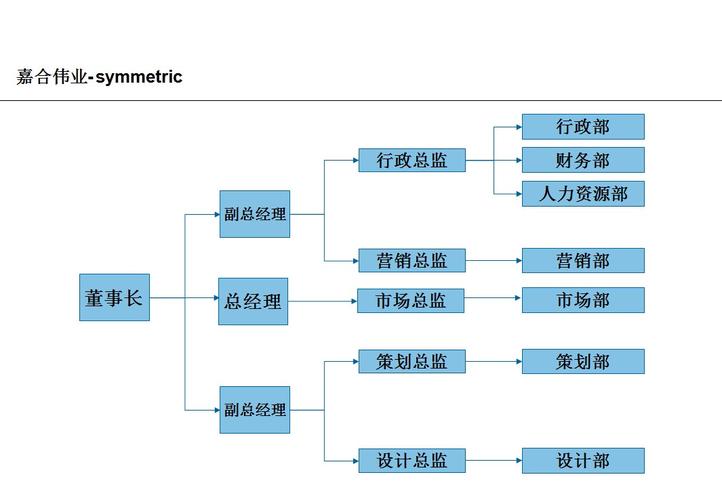 服装公司管理架构_服装公司架构图模板